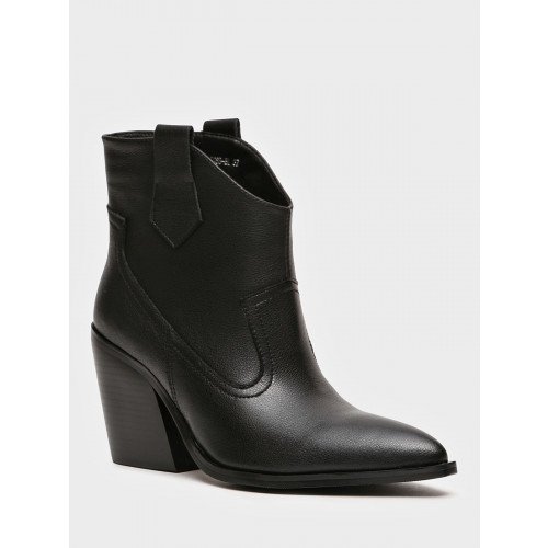 Ботильоны женские демисезонные Кожа натуральная на невысоком каблуке  Арт:XT037_01SB-BL "XT037_01SB-BL" 3