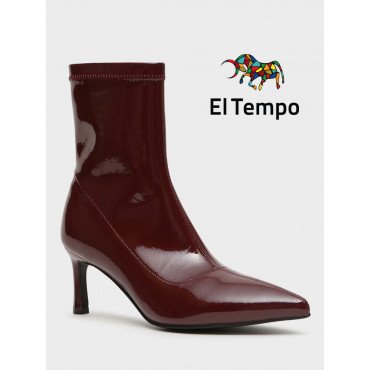 Ботильоны женские демисезонные Лак искусственный на невысоком каблуке  Арт:XX078_01GB-WN XX078_01GB-WN