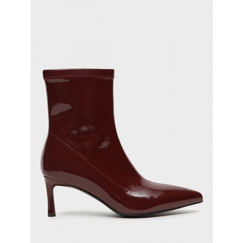 Ботильоны женские демисезонные Лак искусственный на невысоком каблуке Арт:XX078_01GB-WN "XX078_01GB-WN" 4