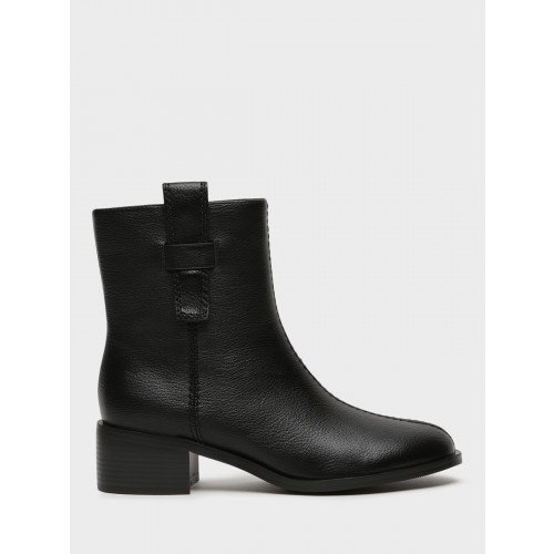 Ботильоны женские демисезонные К.Кожа на невысоком каблуке Арт:XX082_01PB-BL "XX082_01PB-BL" 4