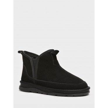 Угги мужские зимние Натуральный спилок с мехом на тракторной подошве Арт:XQ001_05CH-BL-S "XQ001_05CH-BL-S" 3