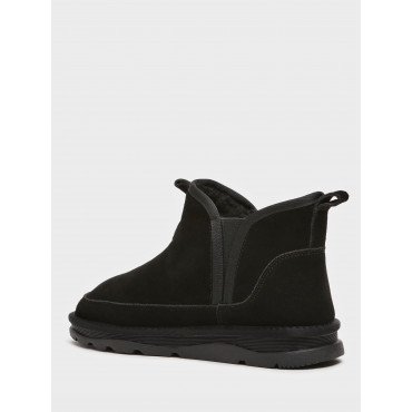 Угги мужские зимние Натуральный спилок с мехом на тракторной подошве Арт:XQ001_05CH-BL-S "XQ001_05CH-BL-S" 4