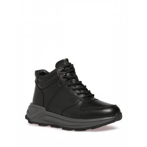 Кроссовки высокие мужские зимние Кожа натуральная Арт: YA016_01SH-BL "YA016_01SH-BL" 1