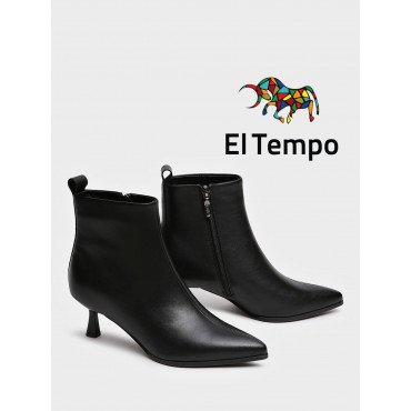 Ботильоны женские демисезонные Кожа натуральная на невысоком каблуке  Арт:AY076_01SB-BL AY076_01SB-BL 2