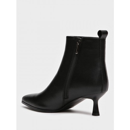 Ботильоны женские демисезонные Кожа натуральная на невысоком каблуке Арт:AY076_01SB-BL "AY076_01SB-BL" 4