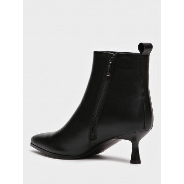 Ботильоны женские демисезонные Кожа натуральная на невысоком каблуке  Арт:AY076_01SB-BL "AY076_01SB-BL" 4