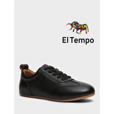 Кроссовки кожаные демисезонные на низкой подошве Арт:CCI142_01KK-BL CCI142_01KK-BL