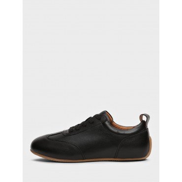 Кроссовки кожаные демисезонные на низкой подошве Арт:CCI142_01KK-BL "CCI142_01KK-BL" 3