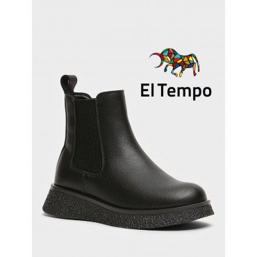 Ботинки челси женские на платформе Кожа натуральная Арт:AM032_01SB-BL AM032_01SB-BL