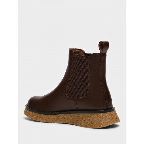 Ботинки челси женские на платформе Кожа натуральная Арт:AM032_01SB-BR "AM032_01SB-BR" 4