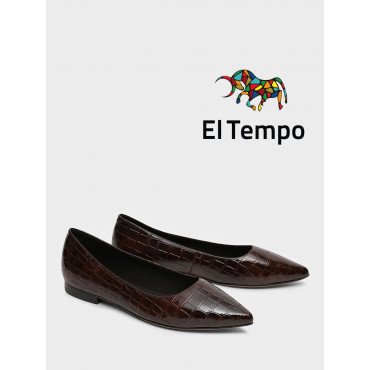 Туфли женские Лак натуральный  на низком каблуке  арт: AY077_01LT-BR AY077_01LT-BR 2