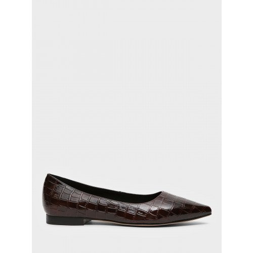 Туфли женские Лак натуральный на низком каблуке арт: AY077_01LT-BR "AY077_01LT-BR" 4