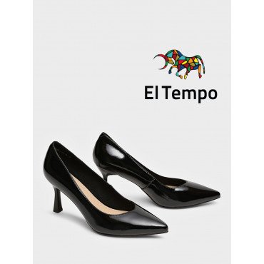 Туфли женские Лак натуральный  на каблуке арт: AY070_01LT-BL AY070_01LT-BL 2