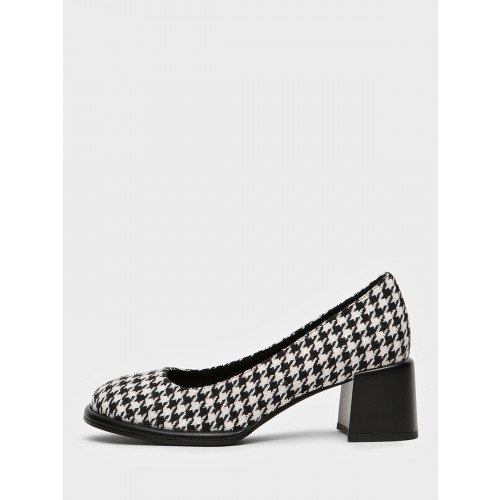 Туфли женские Текстиль на каблуке  арт: AY072_01TT-BL "AY072_01TT-BL" 3