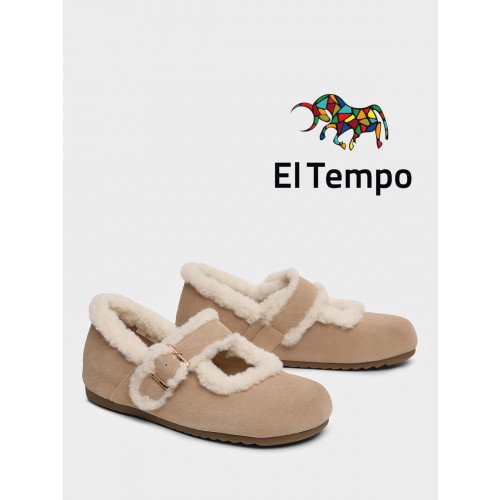 Туфли меховые Мери Джейн Спилок арт.:CCI147_02CB-BG "CCI147_02CB-BG" 2