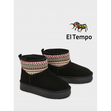 Угги женские зимние Спилок/текстиль арт.:SL098_02CH-BL SL098_02CH-BL 2