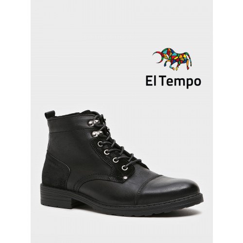 Ботинки высокие мужские зимние Кожа натуральная арт.:RM053_01KI-BL "RM053_01KI-BL" 1