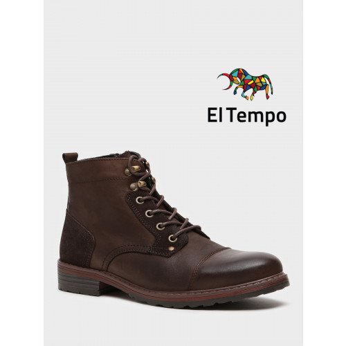 Ботинки высокие мужские зимние Кожа натуральная арт.:RM053_01KI-BR "RM053_01KI-BR" 1