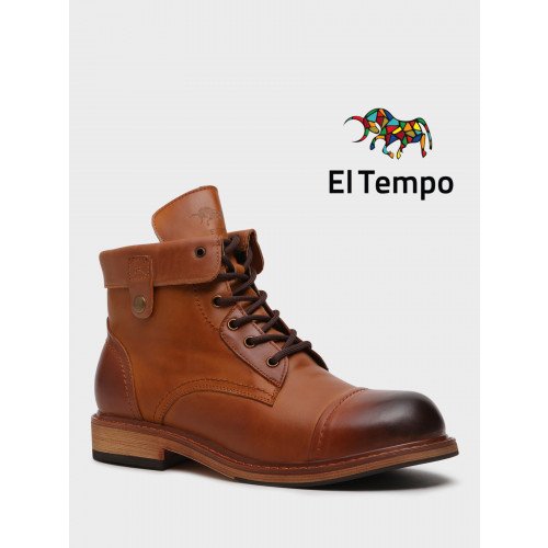 Ботинки высокие мужские зимние Кожа натуральная арт.:RM001_01KH-CM (El Tempo) "RM001_01KH-CM (El Tempo)" 1