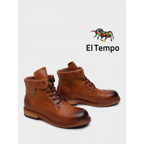 Ботинки высокие мужские зимние Кожа натуральная арт.:RM001_01KH-CM (El Tempo) "RM001_01KH-CM (El Tempo)" 2