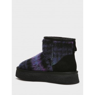 Угги женские зимние укороченные Текстиль/спилок арт.:PC040_02TI-NV "PC040_02TI-NV" 4