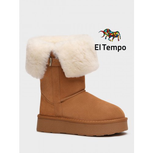 Угги женские зимние высокие на платформе Спилок арт.:ZU012_01CH-CM "ZU012_01CH-CM" 1