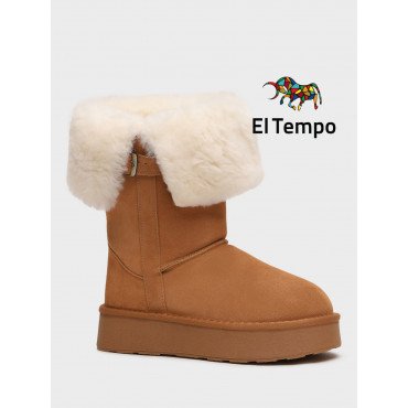 Угги женские зимние высокие на платформе Спилок арт.:ZU012_01CH-CM ZU012_01CH-CM