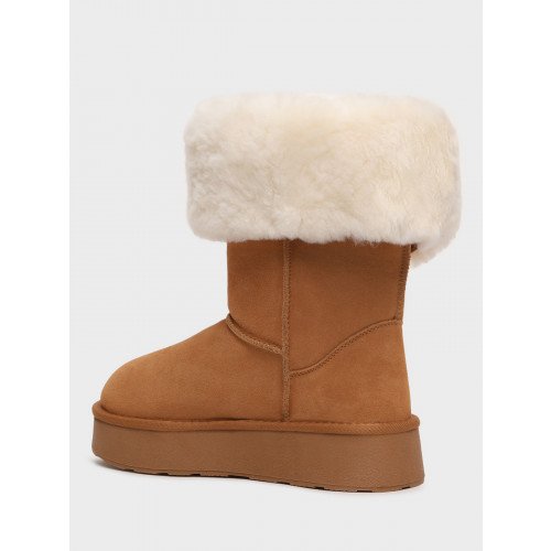 Угги женские зимние высокие на платформе Спилок арт.:ZU012_01CH-CM "ZU012_01CH-CM" 4