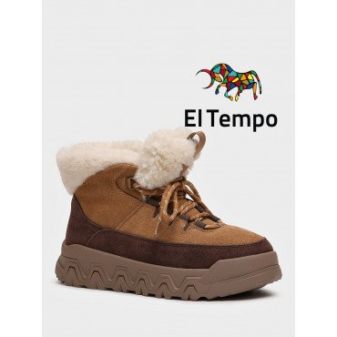 Ботинки женские зимние на платформе с мехом Спилок арт.:SZ638_01CH-LB SZ638_01CH-LB