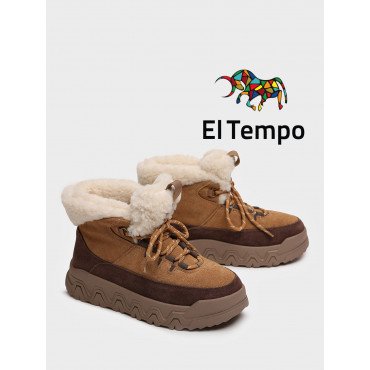 Ботинки женские зимние на платформе с мехом Спилок арт.:SZ638_01CH-LB SZ638_01CH-LB 2