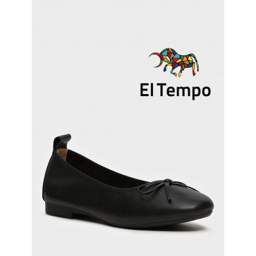 Балетки черные кожа натуральная SU028_01KU-BL Женские SU028_01KU-BL