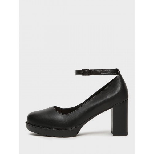 Туфли женские всесезонные на платформе и каблуке Кожа натуральная арт.: DC037_01KK-BL "DC037_01KK-BL" 3