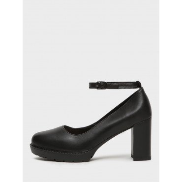 Туфли женские всесезонные на платформе и каблуке Кожа натуральная арт.: DC037_01KK-BL "DC037_01KK-BL" 3