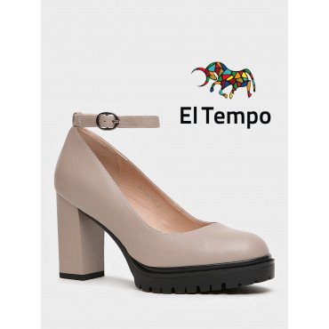 Туфли женские на платформе и каблуке Кожа натуральная арт.:DI083_01SK-BG "DI083_01SK-BG" 1