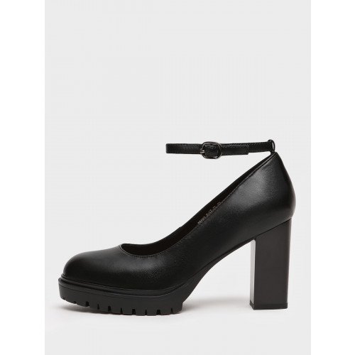 Туфли женские на платформе и каблуке Кожа натуральная арт.:DI083_01SK-BL "DI083_01SK-BL" 3