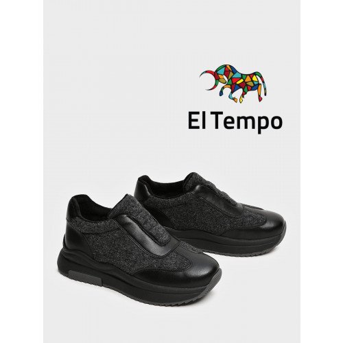 Полуботинки женские демисезонные Текстиль/Кожа натуральная арт.:HW060_03TH-BL "HW060_03TH-BL" 2