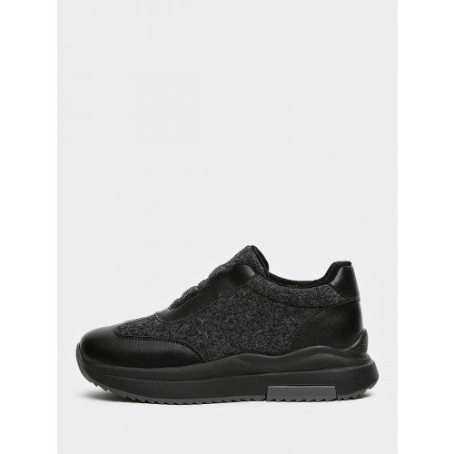 Полуботинки женские демисезонные Текстиль/Кожа натуральная арт.:HW060_03TH-BL "HW060_03TH-BL" 3