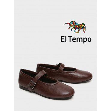 Туфли женские Кожа натуральная на низком каблуке арт.:LV160_01ST-BR "LV160_01ST-BR" 1