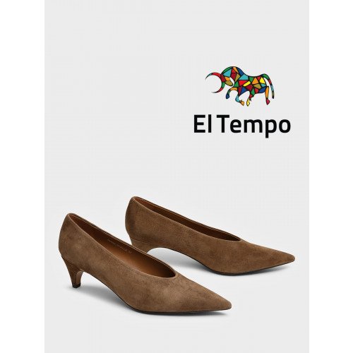 Туфли женские Велюр натуральный на каблуке арт.:RH030_01VK-LB "RH030_01VK-LB" 1