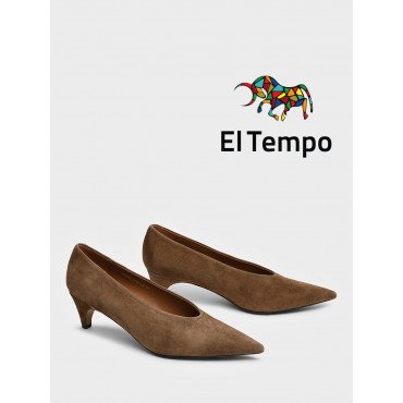 Туфли женские Велюр натуральный на каблуке  арт.:RH030_01VK-LB "RH030_01VK-LB" 1