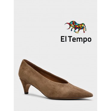 Туфли женские Велюр натуральный на каблуке  арт.:RH030_01VK-LB "RH030_01VK-LB" 2