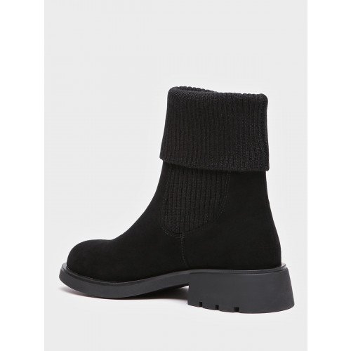 Ботинки женские демисезонные Велюр натуральный арт.:TL076_01VB-BL "TL076_01VB-BL" 4