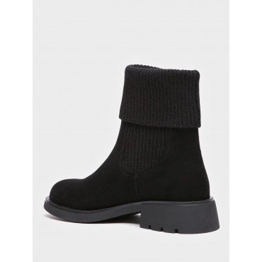 Ботинки женские демисезонные Велюр натуральный арт.:TL076_01VB-BL "TL076_01VB-BL" 4