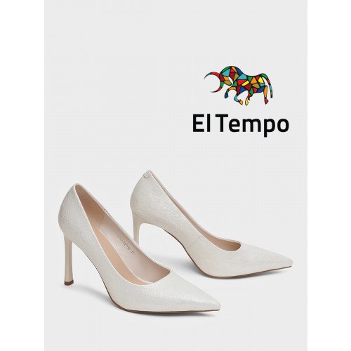 Туфли женские на высоком каблуке К.Кожа арт.:XX117_01PP-WT "XX117_01PP-WT" 1