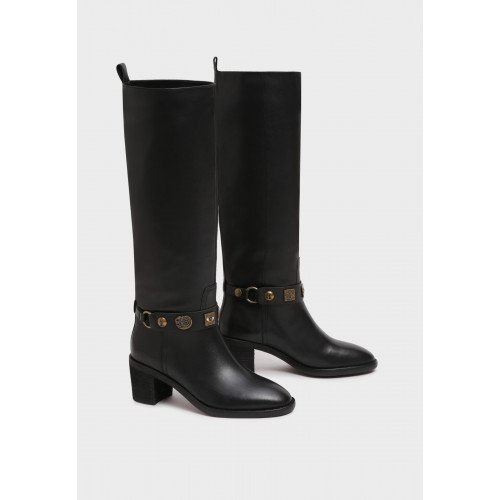 Сапоги женские, цвет ЧЕРНЫЙ, LX087_02KB-BL "LX087_02KB-BL" 2