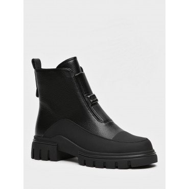Ботинки женские, цвет ЧЕРНЫЙ, DI074_01SB-BL DI074_01SB-BL