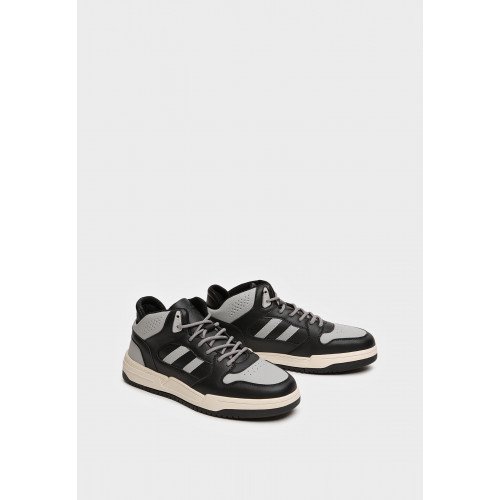 Кеды высокие мужские, цвет СЕРЫЙ, YC018_01PT-WT "YC018_01PT-WT" 2