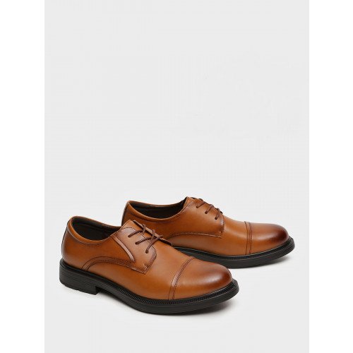 Полуботинки мужские, цвет рыжий, HU012_03SP-CM "HU012_03SP-CM" 2