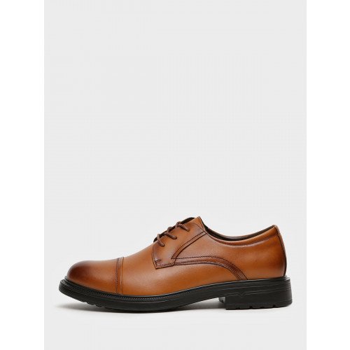 Полуботинки мужские, цвет рыжий, HU012_03SP-CM "HU012_03SP-CM" 4