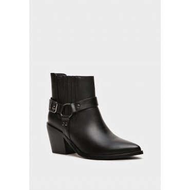 Ботильоны женские, цвет ЧЕРНЫЙ, XT034_01PB-BL XT034_01PB-BL